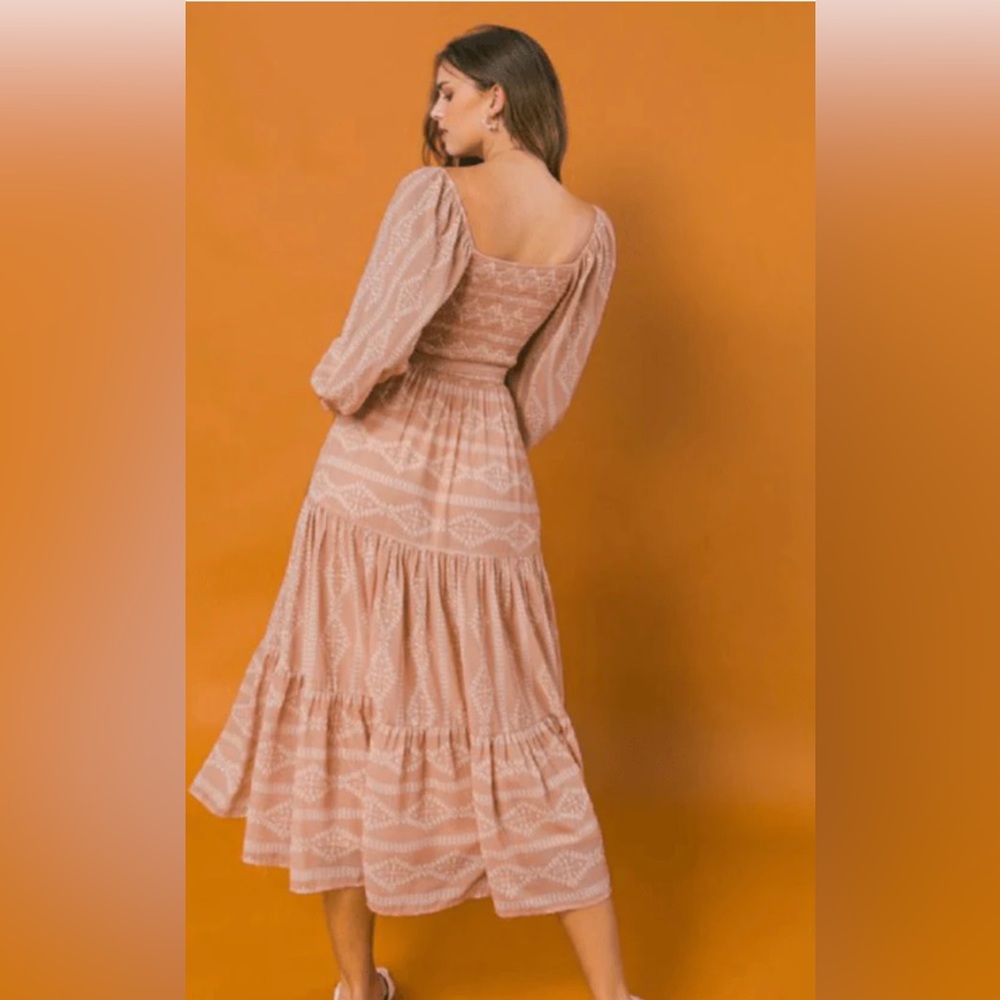 NWT New Simplee Appeal Dress long sleeve shoulder off Size Large - Picture 4 of 13
